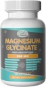 Magnézium Glicinate 500 mg kapszula alvásra, szívre, idegre és csontra, izom magnéziumpótló komplex támogatás relaxáció - 120 kapszula (60 napos ellátás)