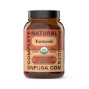 Organic Turmeric Capsules - Rohe und reine Curcumin Root Powder Supplement, 100 Kapseln 600mg, Gallbladder, Leber und Unterstützung