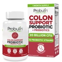 Probulin Colon Support probiotic supplement, Daily Gut, Digestive, and Immune Health Probiotic Capsules for Women and Women, 20 Million CFU, Vegan, 30 Count Bottle