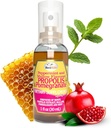 Beelife Propolis torokspray - Méz, menta és gránátalma - Természetes immuntámogatás & Sore torok Relief - Antioxidánsok, Gazdag flavonoidok & Artetirin C, Cukor nélkül, gluténmentes, 1- Pack, 30ml