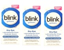 Blink Geltears Kenőszemcseppek száraz szem, extra hosszú-tartós megkönnyebbülés, nedvesítő képlet, Mérsékelt súlyos szárazság, 0,34 fl oz (csomag 3)