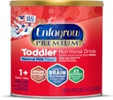 Enfagrow PREMIUM Toddler Nutritional Drink, Made with Real Milk, Brain- Building Omega3 DHA, Nutrits and Prebiotics for Growth & Immune Support, Non-GMO, Toddler Milk Powder, 24 Oz Can