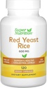 SuperNutrition Red Yeast Rice, 600 mg, 120 Veggie kapszula