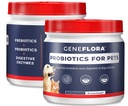 ActivHealth Digestive Enzimek és probiotic kutyáknak (kutyák, macskák, nyulak és több, 125 mg, 120 adag) által Geneflora Háziállatok csomag 2