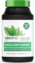Zenwise Health Certified Vegan Joint Support Supplement - Glucosamine HCl, Turmeric, és Boswellia kivonat - Supports Bone Health + Joints- Magnézium & Vitamin D (D3 mint Cholecalciferol) - 60 kapszula