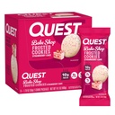 Quest Nutrition Frosted Cookie Twin Pack, Strawberry Cake, 1g Sugar, 10g Protein, 2g Net Carbs, Gluten Free, 16 Cookie