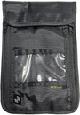 NO Jet Lag Travel Neck Pouch, útlevél- / pénztulajdonos RFID Blokkolási technológiával, rejtett Travel Pouch a készpénz, hitelkártya, telefonok, utazási esszenciális