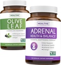 Olive Leaf kivonat és mellékvese támogatás (4 hónapos ellátás) Zen & Vigor Bundle Olive Leaf kivonat (120 kapszula) Super Strength & Addenal Support (120 Capules) Erőteljes adrenális támogatás - Egyensúly fenntartása