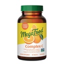 Mega Food Complex C - Vegan Immune Support Supplement C-vitamin 250 mg, Készült Real Food Beleértve Orange, Cranberry & Brown Rice, Gluten- Free, Kosher - 30 Tabletta, 30 Servings