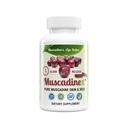 Amerikai Egyesült Államok Muscadine Quercetin, Ellagic Acid, Resveratrol, Myricetin, Kaempferol & BioPerine - Time Release Capsules for Extra Bioavailability - Vegan - Non GMO - Gluten Free - Made in USA