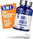 NAD+ Supplement 1000mg & Niacin(Vitamin B3) 500mg, Nad Plus Boosting Supplement für Frau und Mann, Nicotinamid Riboside (NR) unterstützt Anti-Aging, Energie, Gehirn, Muskel, Non-GMO, Gluten-Free,74