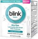 Blink Tears Lequenating Eye Drops Mild- moderate Dry Eye .01 Fl Oz 25 Count