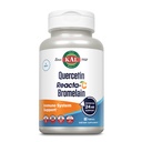 KAL Quercetin Reacta- C Bromelain Immunszuppresszív kiegészítés, 24 órás immunvédelem Bioflavonoidokkal, C-vitamin 1000mg és Quercetin 500mg, Vegan, Glutén mentes, 60- napos garancia, 30 Serv, 60 tabletta