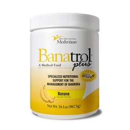 Banatrol ® Natural Anti- Hasmenés Prebioticals, Relief from krónikus hasmenés, IBS, Recurring Hasmenés, Klinikailag támogatott orvosi táplálék, Non- Constipating, 90 Servings (Banán)