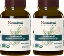 Himalaya Organic Shatavari for PMS, Menstrual Cramp Relief, Menopauza Support, and Women 's Health, 1300 mg, 60 Caplet, 2 hónap ellátás, 2 csomag