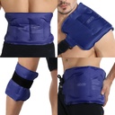 REVIX Ice Pack für Verletzungen Wiederverwendbares Gel für untere Rücken, Kalte Packs für Rückenan Schulter, Ellbogen, Hüfte, Bein, Umschlag um ganze Knie, Weiche Kaltkompresse,16 × 9" Navy