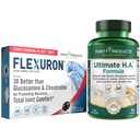 Tisztasági termékek Flexuron Joint Formula + Ultimate HA Flexuron (Krillolaj, alacsony molekulasúly hialuronsav, asztaxantin) - Ultimate H.A. (BioCell Collagen, Quercetin, Hyaluronic Acid + More)