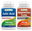 Legjobb természetes folsav 1000 µg & Magnézium-oxid 500 mg