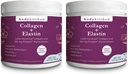 Body Konyha kollagén és 250 mg Elasztin kiegészítés a segély jelei öregedés, Support Skin Health & Elasticity, Kevesebb ráncok, íztelen por, Íztelen, Odorless, Színtelen, 30 szerváció (2 csomag)